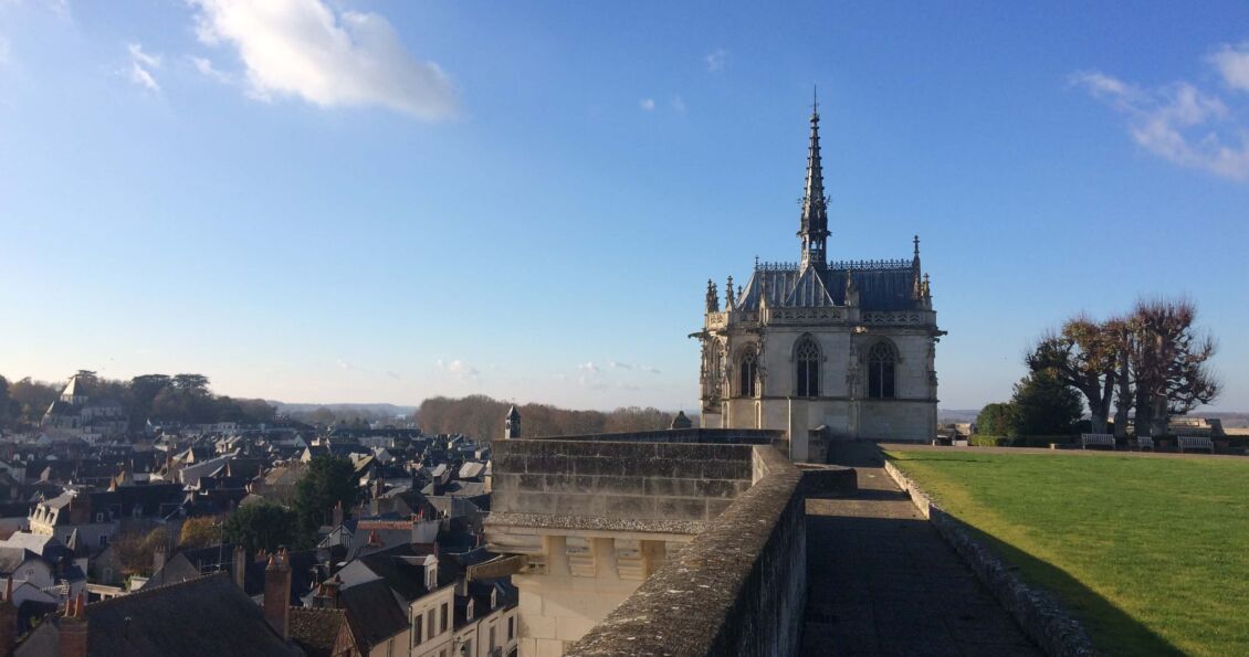 Vue de la Chapelle Saint-Hubert depuis les remparts