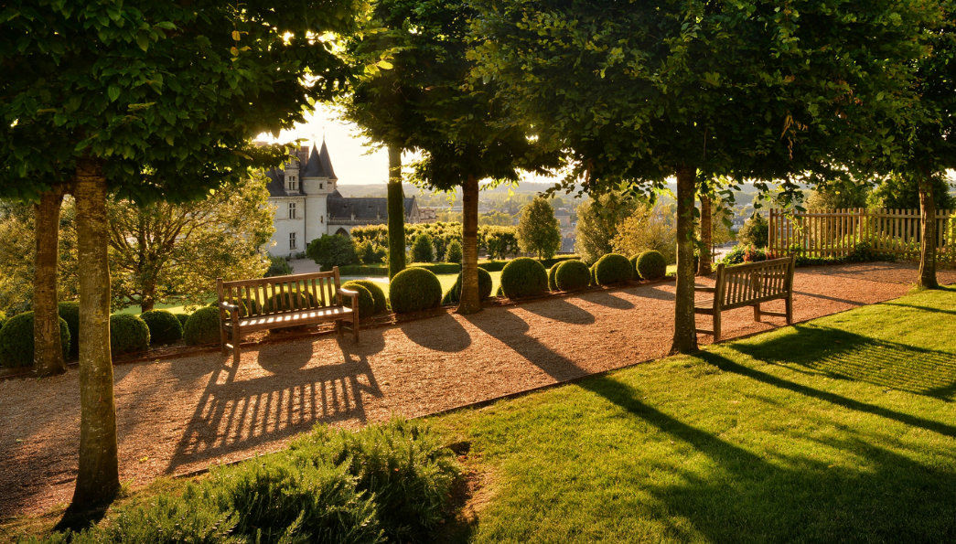 Vue du château depuis le parc inclus dans le billet d'entrée