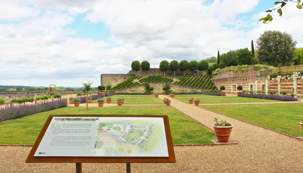 Photo jardin du château royal d'Amboise
